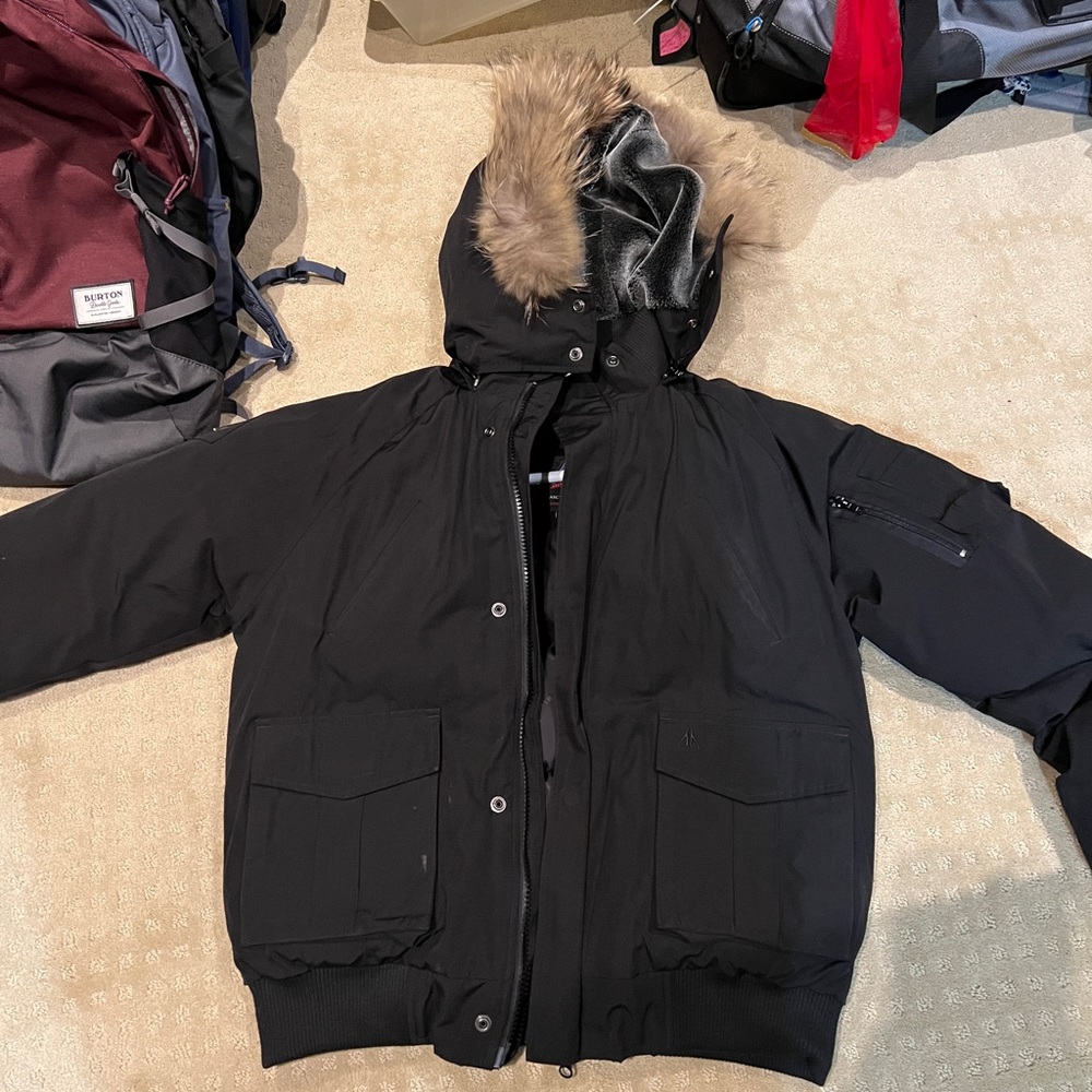 Arctic North men’s bomber, winter jacket, size medium